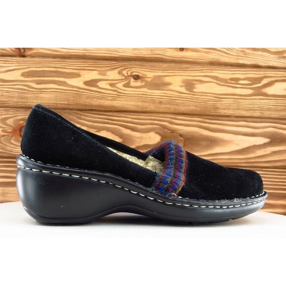 Naturalizer Sz 8 W Black Clog Leather‎ Women Slippers - Picture 4 of 8